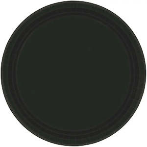 Eco Jet Black Plates - Dinner 20 Pkt