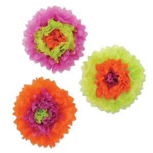 Day Of The Dead Party: Neon Tissue Flowers