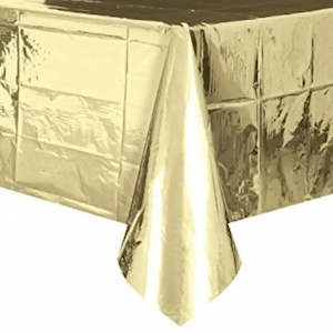 Diwali Party: Metallic Gold Tablecover