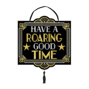 Roaring 20's Deluxe Wooden Sign
