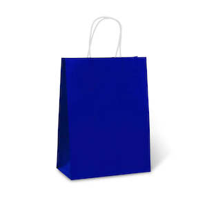 Shark Party: Dark Blue Paper Bag with Handles
