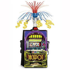 Casino Slot Machine Jackpot Centrepiece
