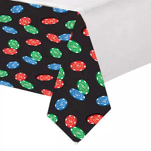Casino Party: Roll The Dice Casino Plastic Tablecover