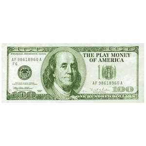 Casino Party: Casino Place Your Bets Large Paper Money
