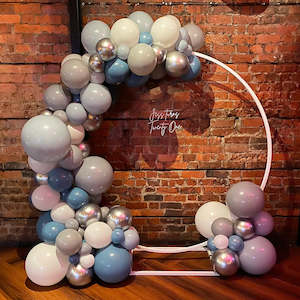 Stormcloud Balloon Frame Backdrop Hire