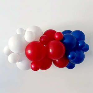 Patriotic Balloon Garland by Pop Balloons