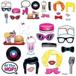 50s Party: Rock & Roll 50's Photo Props