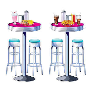 50's Soda Shop Props - PICK UP ONLY