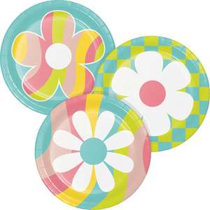 Flower Power Plates - Lunch 8 Pkt