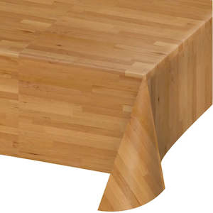 Basketball Party: Sports Fanatic Wood Tablecover