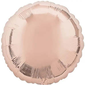 Rose Gold Round Foil Balloon