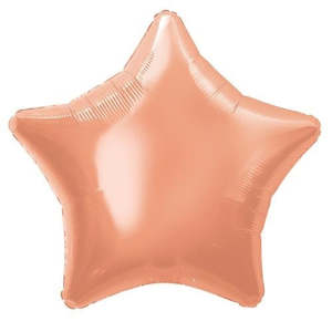 Unique Rose Gold Star Foil Balloon
