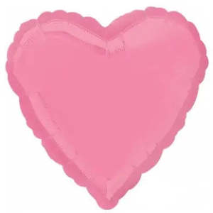 Bright Bubblegum Pink Heart Foil Balloon