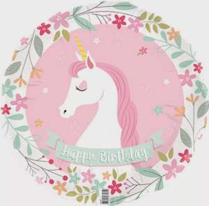 Unicorn Happy Birthday Foil Balloon