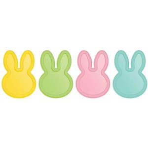 Birthday Bunny: Easter Bunny Melamine Plates - 4 Pkt