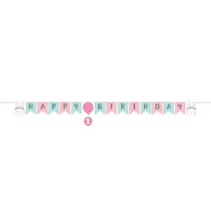 Baby Bunny Shaped Ribbon Banner