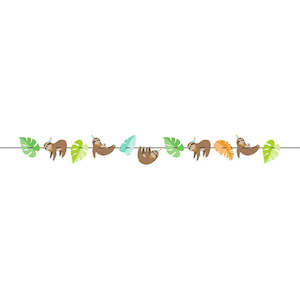 Sloth Party: Sloth Party Shaped Banner
