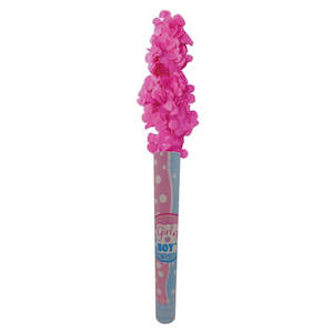 Confetti Cannons: Pink Gender Reveal Confetti Cannon