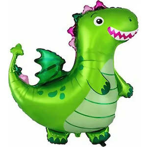 Green Dragon SuperShape Foil Balloon