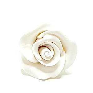 Edible White Rose - 30mm
