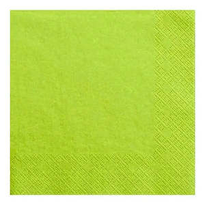 Cricket Party: Lime Green Napkins - Lunch 30 Pkt