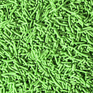 Cricket Party: Lime Green Jimmies Sprinkles 60g