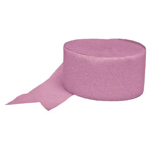 Llama Party: Pastel Pink Crepe Streamer