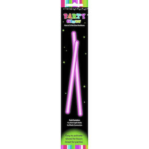 Pink Glow Stick Necklaces - 2 Pkt