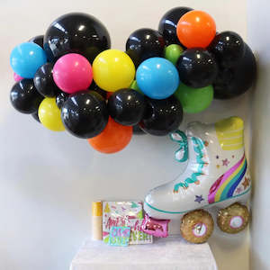 Neon Lights Balloon Garland by Pop Balloons
