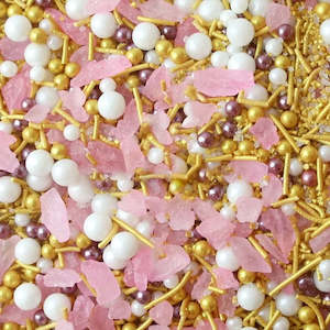 Baby Shower Baking Cake Decorating: Glam Rock Sprinkle Medley