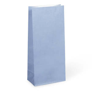 Earth Collection Medium French Blue Paper Party Bag 26cm x 13cm - Individual