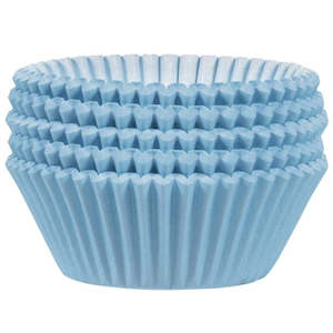 Bluey Party: Pastel Blue Cupcake Cases - 50 Pkt