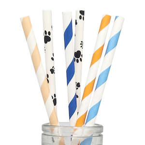 Bluey Party: Bluey Paper Straws - 25 Pkt