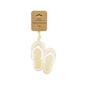 Kiwiana Te Reo Maori Party: Jandals Hanging Ornament