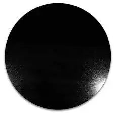 Kiwiana Te Reo Maori Party: GoBake 6mm Masonite Black Round Cake Board - 15cm/6in