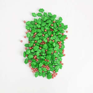 Arcoiris Holly Leaf Mix Sprinkles 80g