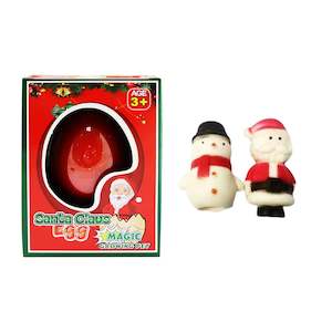 Christmas Crafts Activities: Santa or Snowman Christmas Growing Egg