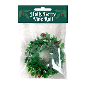 Christmas Crafts Activities: Holly Berry Vine Roll