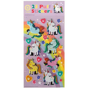 Unicorn Puff Stickers WEB5811