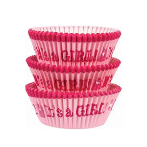 It's A Girl Cupcake Cases - 75 PktCC14