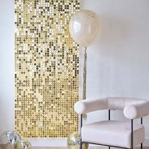 Wall Decorating Kits: Ginger Ray Shimmer Wall Gold Backdrop