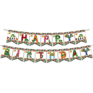 The Very Hungry Caterpillar Birthday Banner