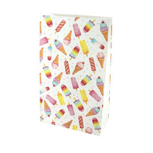 Ice Cream Paper Loot Bags - 8 Pkt