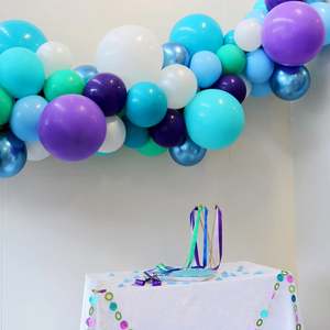 Llama Party: Mermaid Balloon Garland by Pop Balloons