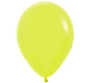80s Party: Neon Yellow Balloon