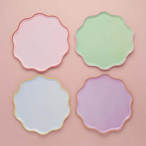 Bright Banquet Plates - Dinner 8 Pkt