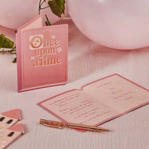 Little Princess Fairytale Book Party Invitations - 10 Pkt