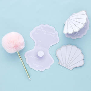 Themed Invitations: Enchanted Shell Party Invitations - 10 Pkt