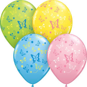 Butterfly Balloon - 6 Pkt
