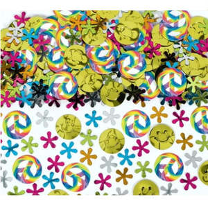 60s Party: 60s Flower Power Confetti